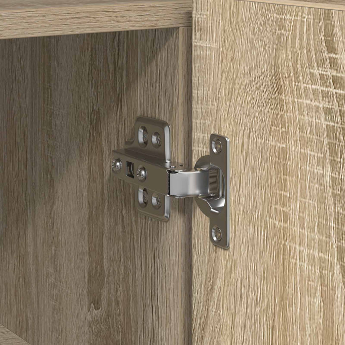 Bufet Stejar Sonoma 116 x 30 x 75 cm Lemn compozit - WALTI WALTI