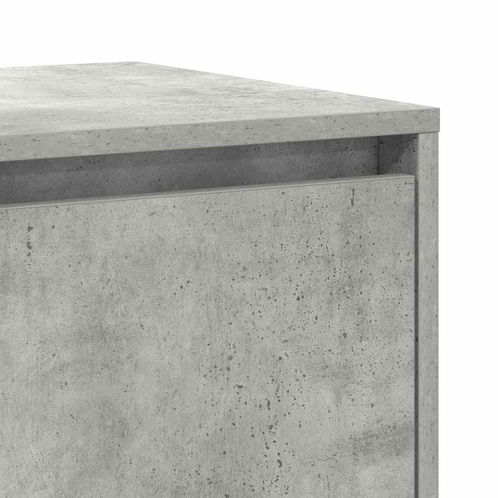 Bufet Gri din beton 135 x 41 x 75 cm Lemn compozit WALTI
