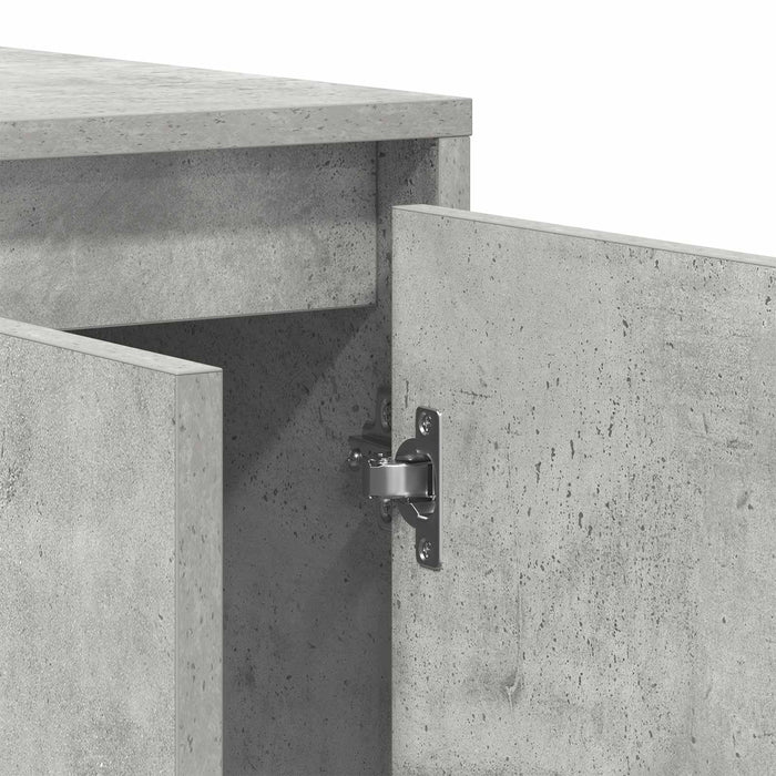Bufet Gri din beton 135 x 41 x 75 cm Lemn compozit WALTI