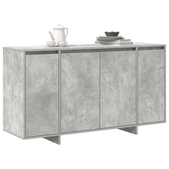 Bufet Gri din beton 135 x 41 x 75 cm Lemn compozit WALTI