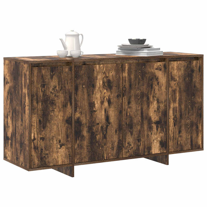 Bufet Stejar fumuriu 135 x 41 x 75 cm Lemn compozit WALTI