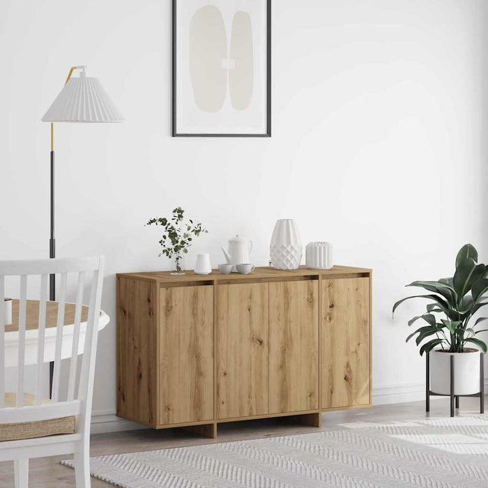 Bufet stejar artizanal 120 x 41 x 75 cm Lemn compozit - WALTI WALTI
