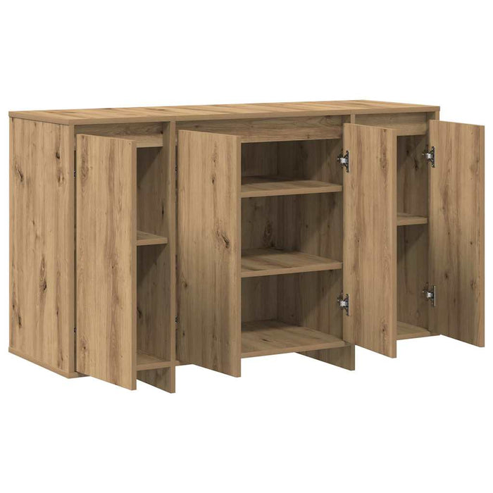 Bufet stejar artizanal 120 x 41 x 75 cm Lemn compozit - WALTI WALTI