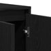 Bufet Stejar negru 120 x 41 x 75 cm Lemn compozit - WALTI WALTI