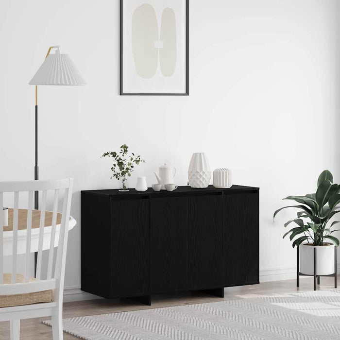 Bufet Stejar negru 120 x 41 x 75 cm Lemn compozit - WALTI WALTI