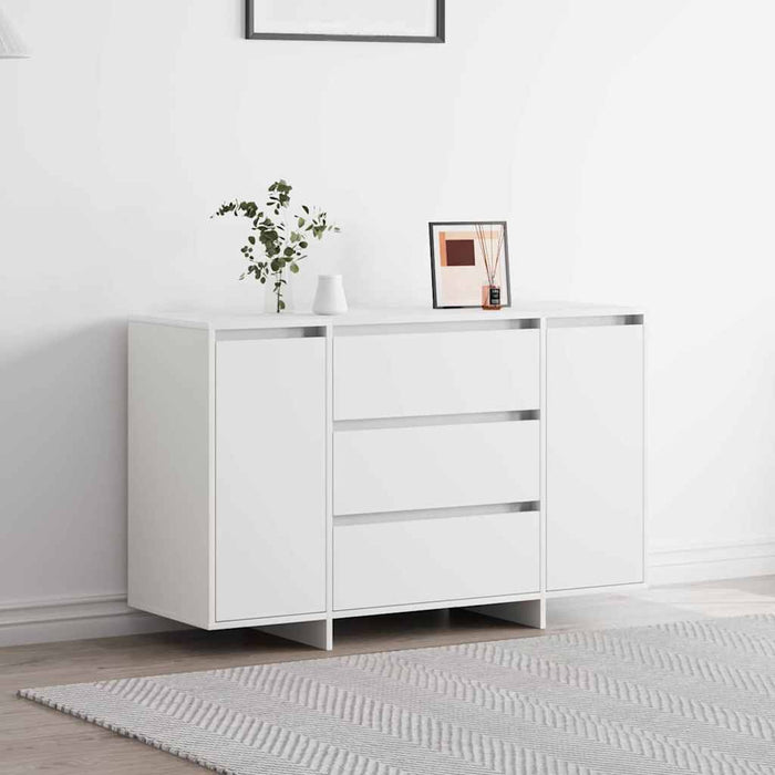 Bufet cu sertar Alb 120 x 41 x 75 cm Lemn compozit - WALTI WALTI