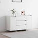 Bufet cu sertar Alb 120 x 41 x 75 cm Lemn compozit - WALTI WALTI