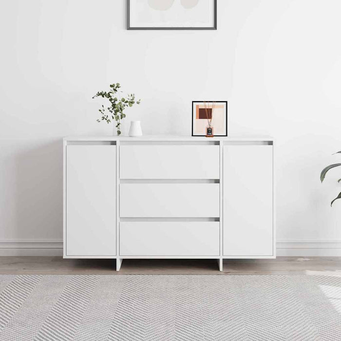 Bufet cu sertar Alb 120 x 41 x 75 cm Lemn compozit - WALTI WALTI