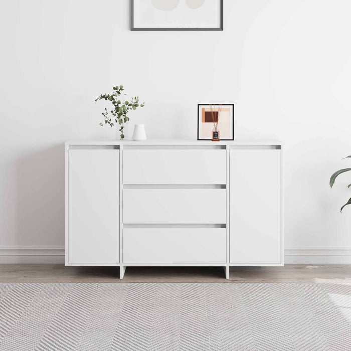 Bufet cu sertar Alb 120 x 41 x 75 cm Lemn compozit - WALTI WALTI