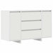 Bufet cu sertar Alb 120 x 41 x 75 cm Lemn compozit - WALTI WALTI