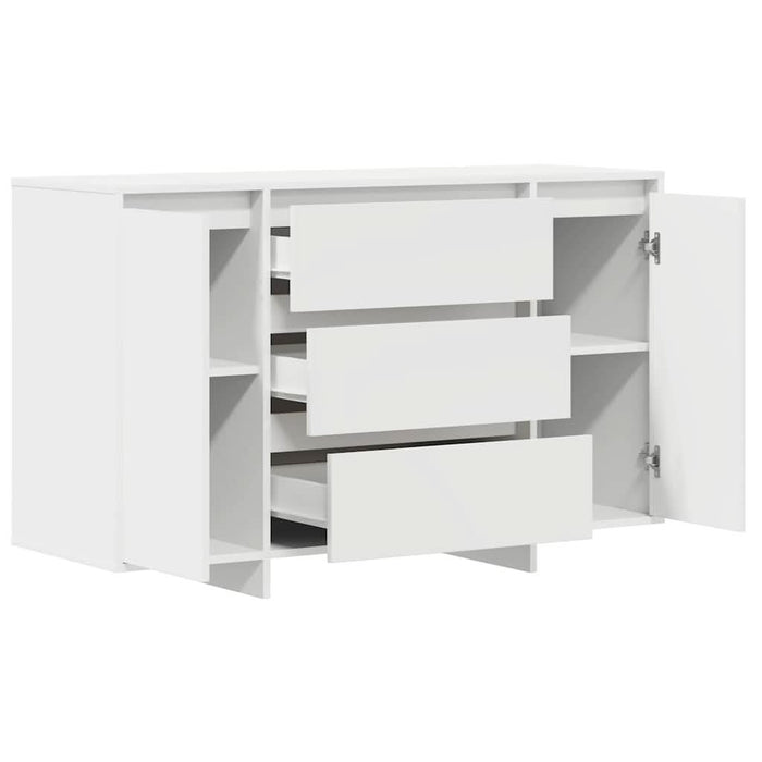 Bufet cu sertar Alb 120 x 41 x 75 cm Lemn compozit - WALTI WALTI