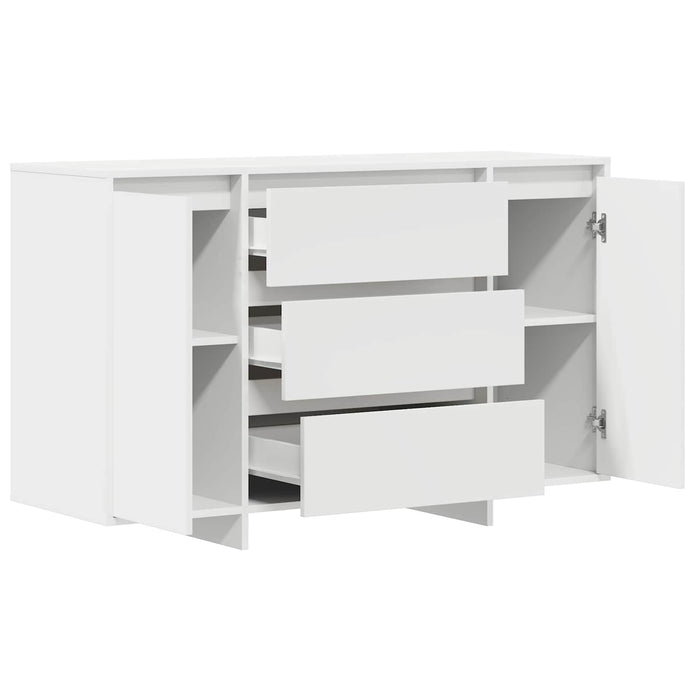 Bufet cu sertar Alb 120 x 41 x 75 cm Lemn compozit - WALTI WALTI
