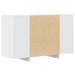 Bufet cu sertar Alb 120 x 41 x 75 cm Lemn compozit - WALTI WALTI