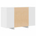 Bufet cu sertar Alb 120 x 41 x 75 cm Lemn compozit - WALTI WALTI