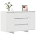 Bufet cu sertar Alb 120 x 41 x 75 cm Lemn compozit - WALTI WALTI