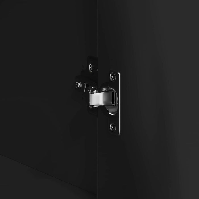 Bufet cu sertar Negru 120 x 41 x 75 cm Lemn compozit - WALTI WALTI