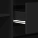 Bufet cu sertar Negru 120 x 41 x 75 cm Lemn compozit - WALTI WALTI