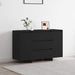 Bufet cu sertar Negru 120 x 41 x 75 cm Lemn compozit - WALTI WALTI