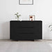 Bufet cu sertar Negru 120 x 41 x 75 cm Lemn compozit - WALTI WALTI
