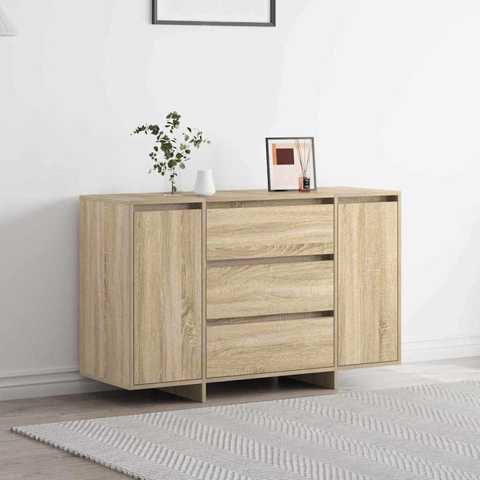 Bufet cu sertar Stejar sonoma 120 x 41 x 75 cm Lemn compozit - WALTI WALTI