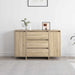 Bufet cu sertar Stejar sonoma 120 x 41 x 75 cm Lemn compozit - WALTI WALTI