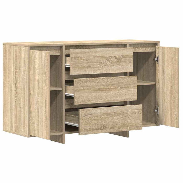 Bufet cu sertar Stejar sonoma 120 x 41 x 75 cm Lemn compozit - WALTI WALTI