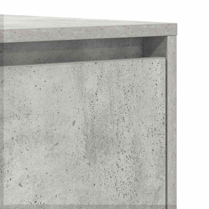 Bufet cu sertar Gri beton 120 x 41 x 75 cm Lemn compozit - WALTI WALTI