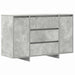 Bufet cu sertar Gri beton 120 x 41 x 75 cm Lemn compozit - WALTI WALTI