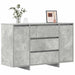 Bufet cu sertar Gri beton 120 x 41 x 75 cm Lemn compozit - WALTI WALTI