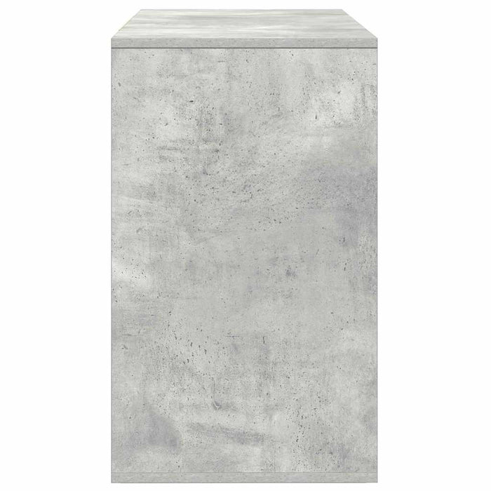Bufet cu sertar Gri beton 120 x 41 x 75 cm Lemn compozit - WALTI WALTI