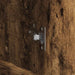 Bufet cu sertar Stejar afumat 120 x 41 x 75 cm Lemn compozit - WALTI WALTI