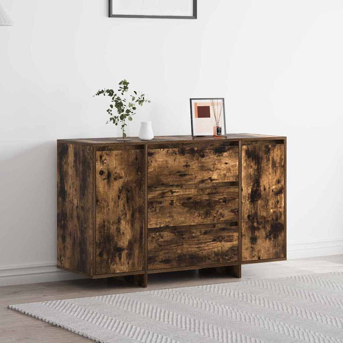 Bufet cu sertar Stejar afumat 120 x 41 x 75 cm Lemn compozit - WALTI WALTI