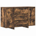 Bufet cu sertar Stejar afumat 120 x 41 x 75 cm Lemn compozit - WALTI WALTI