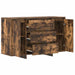 Bufet cu sertar Stejar afumat 120 x 41 x 75 cm Lemn compozit - WALTI WALTI