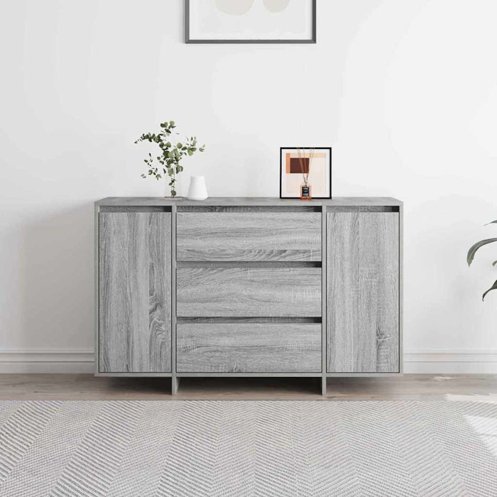 Bufet cu sertar sonoma gri 120 x 41 x 75 cm Lemn compozit - WALTI WALTI