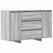 Bufet cu sertar sonoma gri 120 x 41 x 75 cm Lemn compozit - WALTI WALTI
