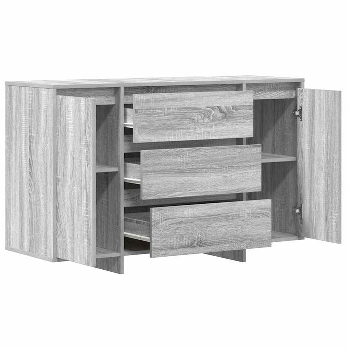 Bufet cu sertar sonoma gri 120 x 41 x 75 cm Lemn compozit - WALTI WALTI