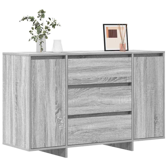 Bufet cu sertar sonoma gri 120 x 41 x 75 cm Lemn compozit - WALTI WALTI