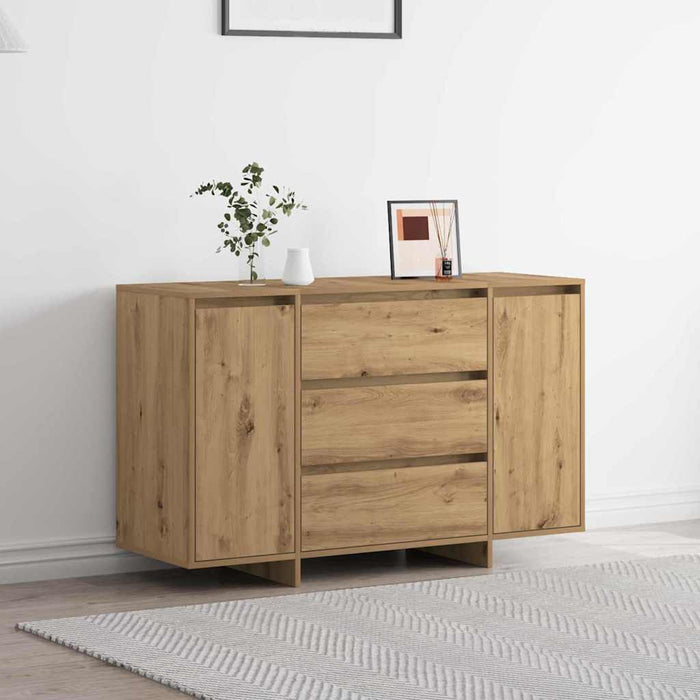 Bufet cu sertar Stejar Artizanal 120 x 41 x 75 cm Lemn compozit - WALTI WALTI