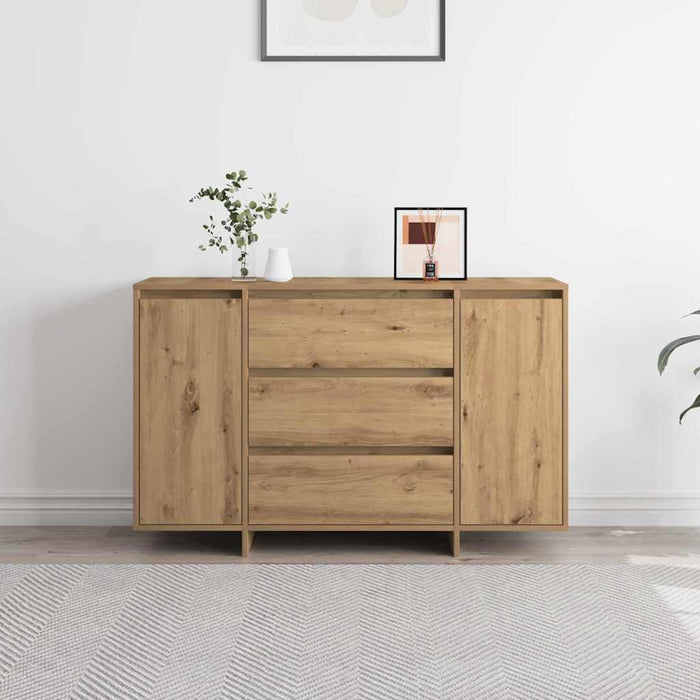 Bufet cu sertar Stejar Artizanal 120 x 41 x 75 cm Lemn compozit - WALTI WALTI