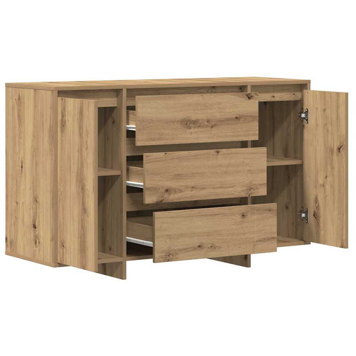 Bufet cu sertar Stejar Artizanal 120 x 41 x 75 cm Lemn compozit - WALTI WALTI