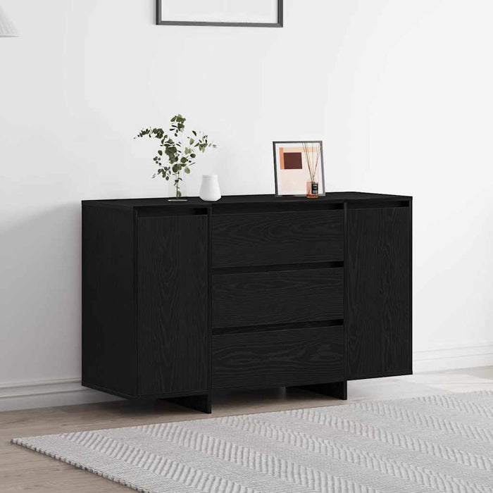 Bufet cu sertar Stejar negru 120 x 41 x 75 cm Lemn compozit - WALTI WALTI