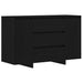 Bufet cu sertar Stejar negru 120 x 41 x 75 cm Lemn compozit - WALTI WALTI