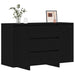 Bufet cu sertar Stejar negru 120 x 41 x 75 cm Lemn compozit - WALTI WALTI