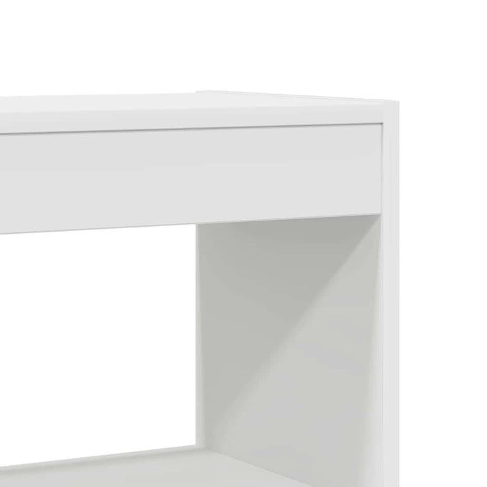 Bibliotecă cu raft Alb 80 x 30 x 198 cm Lemn compozit - WALTI WALTI