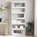 Bibliotecă cu raft Alb 80 x 30 x 198 cm Lemn compozit - WALTI WALTI