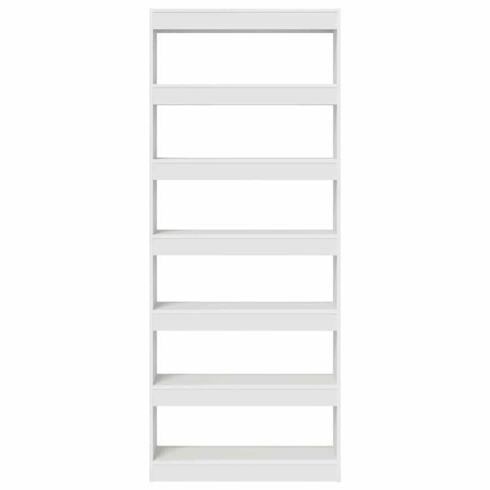 Bibliotecă cu raft Alb 80 x 30 x 198 cm Lemn compozit - WALTI WALTI