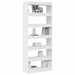 Bibliotecă cu raft Alb 80 x 30 x 198 cm Lemn compozit - WALTI WALTI