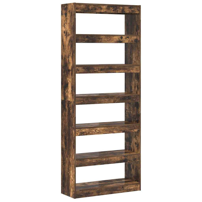 Dulap pentru cărți cu raft Stejar fumuriu 80 x 30 x 198 cm - WALTI WALTI