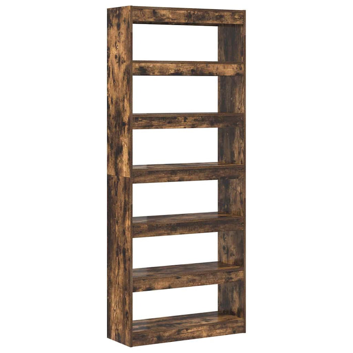 Dulap pentru cărți cu raft Stejar fumuriu 80 x 30 x 198 cm - WALTI WALTI